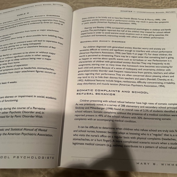 School Refusal- Assessment & intervention within school settings - Picture 4 of 7